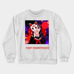 Fight Endometriosis Crewneck Sweatshirt